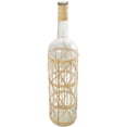 thumbnail image 1 of DecMode 27" Handmade Tall Glass Vase with Light Brown Rattan Woven Body and Neck, 1 of 7