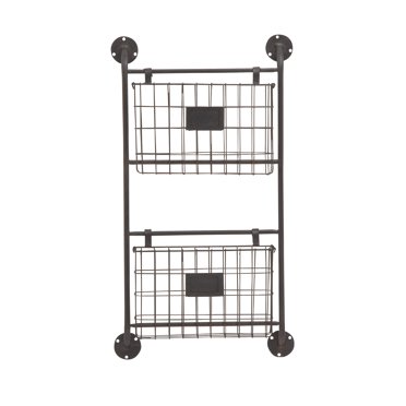 Onyx Mesh Magazine Wall Rack, 10 Pocket - Walmart.com