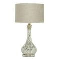 thumbnail image 1 of DecMode 28" Silver Table Lamp with Beige Linen Shade, 1 of 8