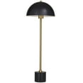 thumbnail image 1 of DecMode 28" Umbrella Style Black Desk Lamp with Black Metal Shade, 1 of 13