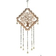 thumbnail image 1 of DecMode 29" Gold Metal Tree Windchime with Glass Beads and Cone Bells, 1 of 11