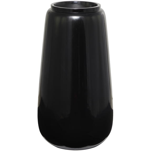 DecMode 30" Black Resin Vase