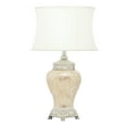 thumbnail image 1 of DecMode 30" Gold Table Lamp with Cream Fabric Shade, 1 of 15