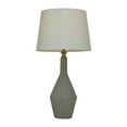 thumbnail image 1 of DecMode 30" Gray Table Lamp with White Microfiber Shade, 1 of 10