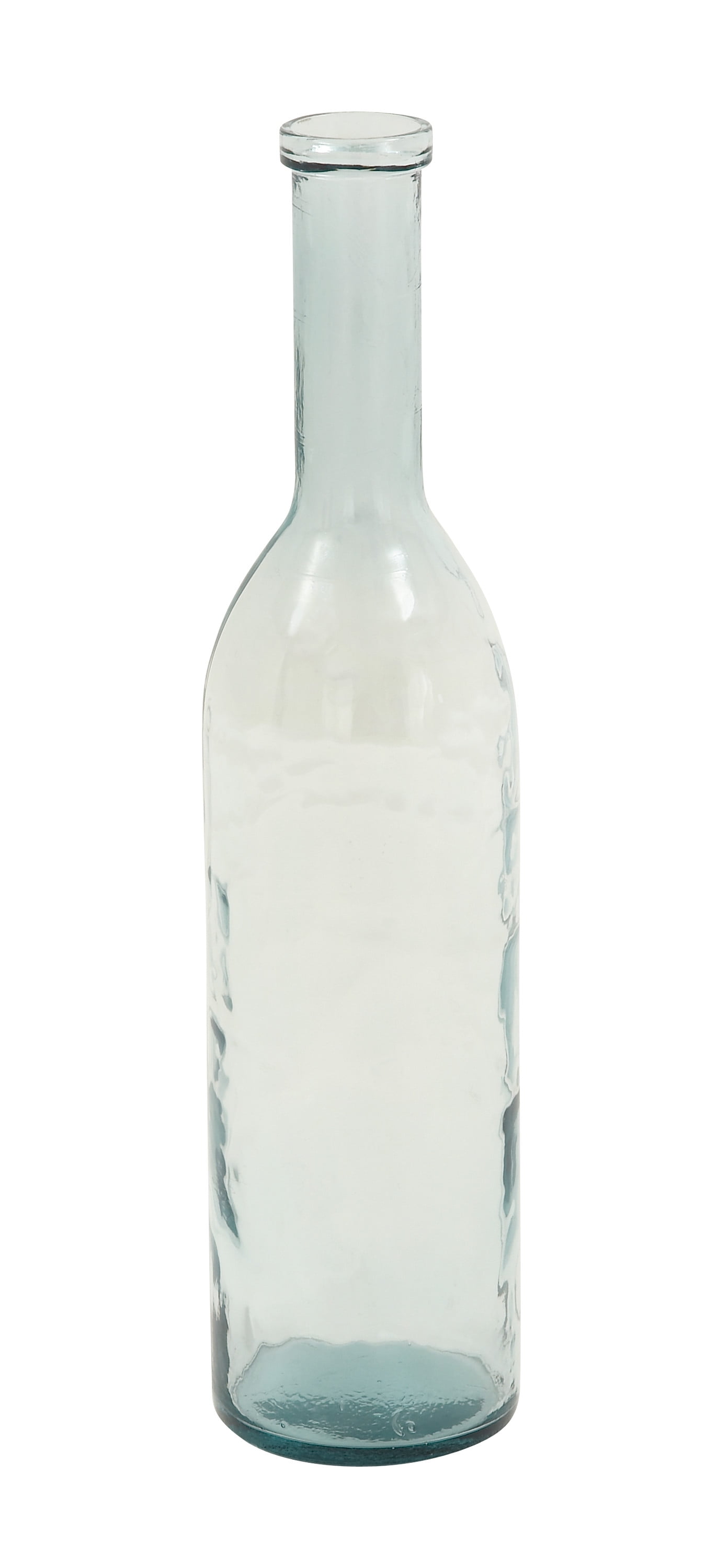 Aquamarine Spanish Elegance 30" Tall Recycled Glass Vase