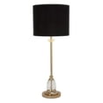 thumbnail image 1 of DecMode 31" Gold Buffet Lamp with Black Fabric Shade, 1 of 16