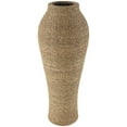 thumbnail image 1 of DecMode 31" Handmade Tall Wrapped Brown Seagrass Vase, 1 of 9