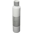 thumbnail image 1 of DecMode White Ceramic Handmade Decorative Vase with Gray Striped Accents, 7" x 7" x 31", 1 of 7