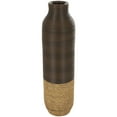 thumbnail image 1 of DecMode 32" Handmade Dark Brown Seagrass Vase, 1 of 10