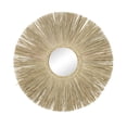 thumbnail image 1 of DecMode 32" x 32" Brown Starburst Wall Mirror, 1 of 7