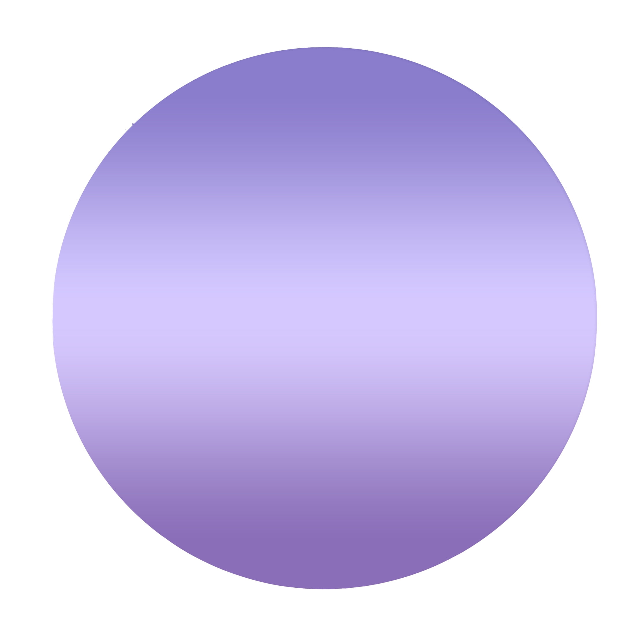 DecMode 32" x 32" Purple Round Tinted Wall Mirror