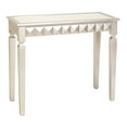 thumbnail image 1 of DecMode 32" x 37" White Wood Glam Console Table, 1 of 5