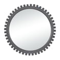 thumbnail image 1 of DecMode 35" x 35" Black Wall Mirror with Beaded Detailing, 1 of 11
