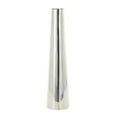thumbnail image 1 of DecMode 36" Tall Floor Cone Silver Stainless Steel Metal Vase, 1 of 9