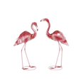 thumbnail image 1 of DecMode 36" Tall Textured Ombre Flamingo Garden Sculpture (2 Pack), 1 of 10