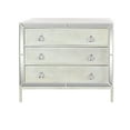 thumbnail image 1 of DecMode 36" x 32" Cream Wood Chest with Ring Handles, 1-Piece, 1 of 18