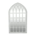 thumbnail image 1 of DecMode 36" x 60" White Distressed Window Pane Wall Mirror, 1 of 7