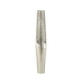 thumbnail image 1 of DecMode 37" Slim Floor Silver Aluminum Metal Vase with Open Framed Grid Top, 1 of 13