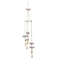 thumbnail image 1 of DecMode 39" Gold Metal Indoor Outdoor Embellished Dragonfly Windchime with Glass Beads and Cone Bells, 1 of 9