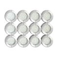 thumbnail image 1 of DecMode 39" x 29" Silver Wall Mirror with Floating Crystals, 1 of 12