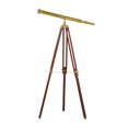 thumbnail image 1 of DecMode 39" x 59" Brass Metal Telescope, 1-Piece, 1 of 9