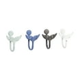 thumbnail image 1 of DecMode 4"W, 5"H Multi Colored Metal Single Hanger Whale Wall Hook, 4-Pieces, 1 of 8