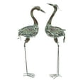 thumbnail image 1 of DecMode 40" Indoor Outdoor Crane Garden Sculpture (2 Pack), 1 of 20
