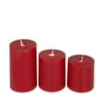 thumbnail image 1 of DecMode 5", 4", 3"H Unscented Wax  Flameless Candle with Remote Control (Set of 3), 1 of 9