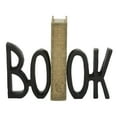 thumbnail image 1 of DecMode 5" Book Black Aluminum Bookends (Set of 2), 1 of 8
