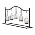 thumbnail image 1 of DecMode 5 Holder Black Metal Hanging Bottle Decorative Candle Lantern, 1 of 9