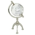 thumbnail image 1 of DecMode 5" Silver Globe with Tripod Base, 1 of 8