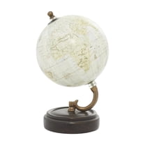 DecMode 5" Yellow World Map Globe