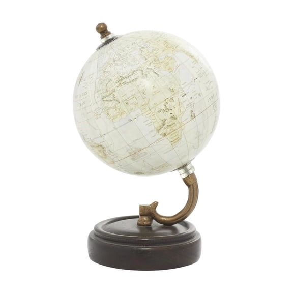 DecMode 5" Yellow World Map Globe