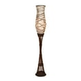 thumbnail image 1 of DecMode 59" Brown Floor Lamp with Cream Paper Shade, 1 of 8