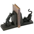 thumbnail image 1 of DecMode 6" Reading Cat Polystone Bookends (Set of 2), 1 of 14