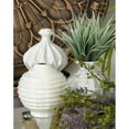 thumbnail image 1 of DecMode 6"W, 6"H Cream Ceramic Vase with Varying Patterns, Set of 3, 1 of 6