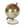 thumbnail image 1 of DecMode 6" White World Map Globe with Marble Base, 1 of 10