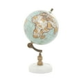 thumbnail image 1 of DecMode 7" Teal World Map Globe with Marble Base, 1 of 7