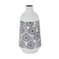 thumbnail image 1 of DecMode 8"W, 16"H Metal French Country Vase, Black, 1-Piece, 1 of 8