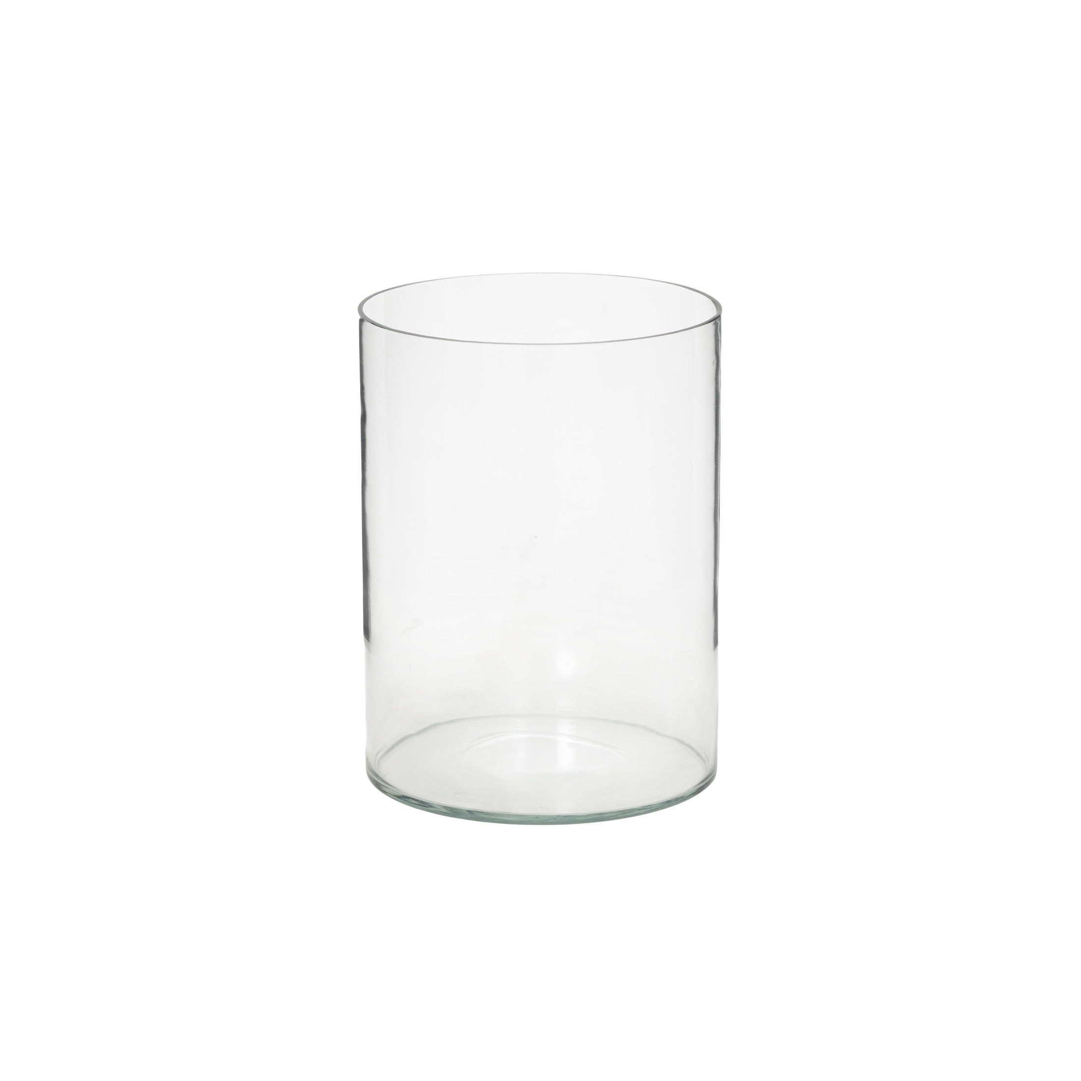 DecMode 8" Wide Glass Vase