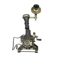 thumbnail image 1 of DecMode 8" x 15" Gold Metal Functioning Vintage Style Telephone with Line Cord, 1-Piece, 1 of 7