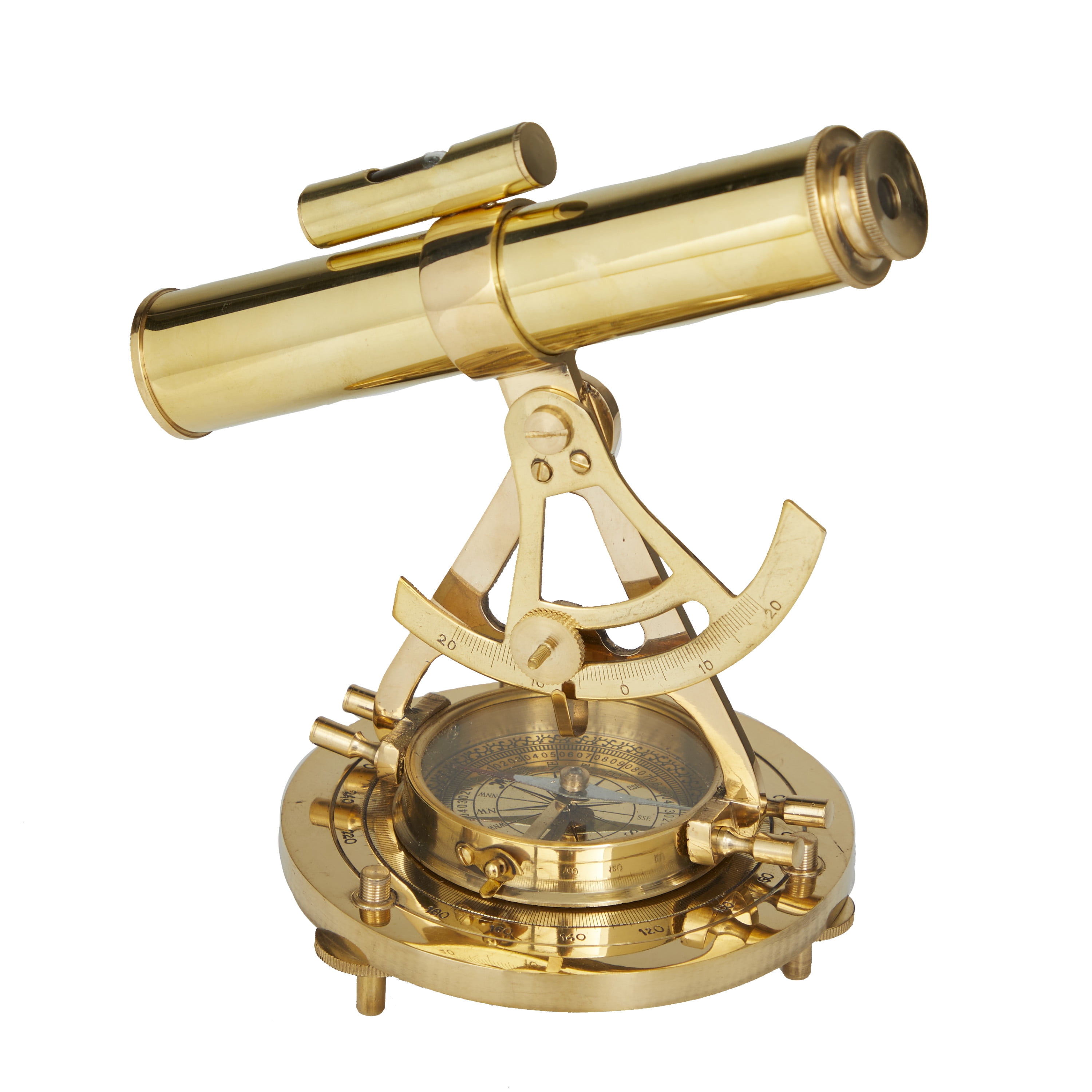 Brass and Copper Nautical Telescope Accent Decor