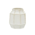 thumbnail image 1 of DecMode 9" Handmade White Ceramic Vase, 1 of 7
