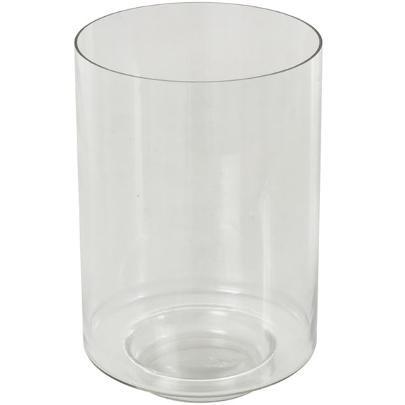 DecMode 9" Wide Glass Vase