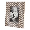 thumbnail image 1 of DecMode 9" x 10" (5x7) Brown Wood Modern Photo Frame, Set of 2, 1 of 6