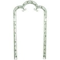 thumbnail image 1 of DecMode 91" Indoor Outdoor Arched Vine Green Metal Leaf Garden Arbor, 1 of 9