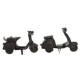 thumbnail image 1 of DecMode Aluminum Traditional Sculpture, Black, 2 - Pieces, 1 of 9