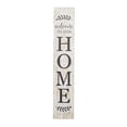 thumbnail image 1 of DecMode Beige Wood Home Sign Wall Decor, 1 of 8