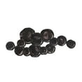 thumbnail image 1 of DecMode Black Aluminum Plate Wall Decor with Uneven Edges, 1 of 7