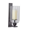 thumbnail image 1 of DecMode Black Aluminum Wall Sconce, 1 of 8